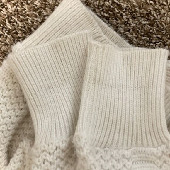 Vintage Orlon Campus Cream Cardigan Knit Pocket Sweater - Picture 11 of 15